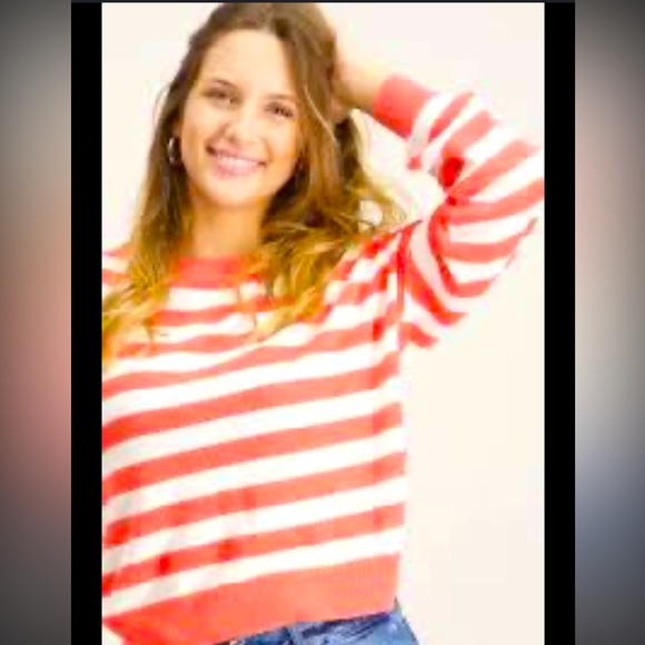 NWT SO STRIPES KNIT SWEATER SMALL - Picture 1 of 1